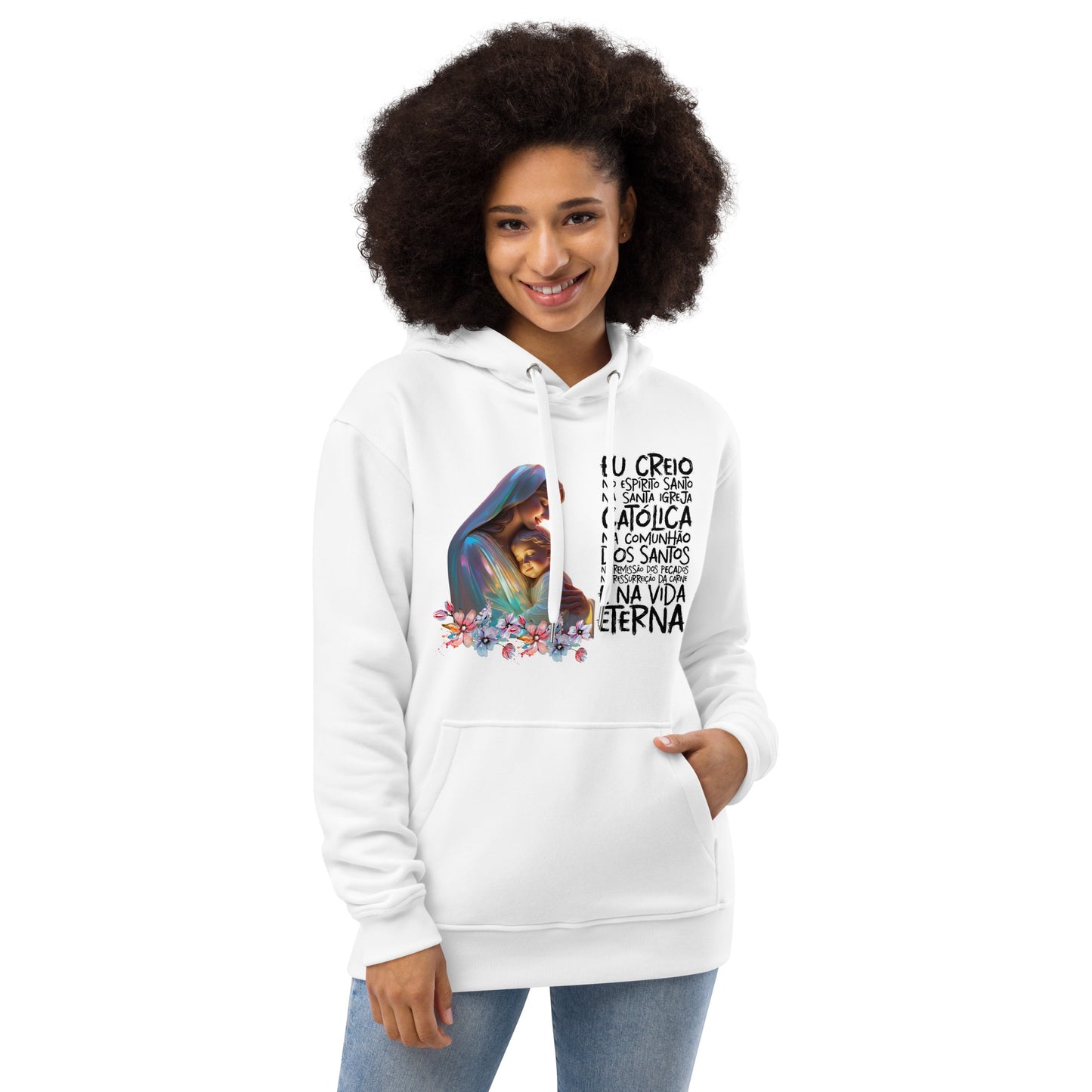 Adult T-shirt Holly Mary Premium eco hoodie