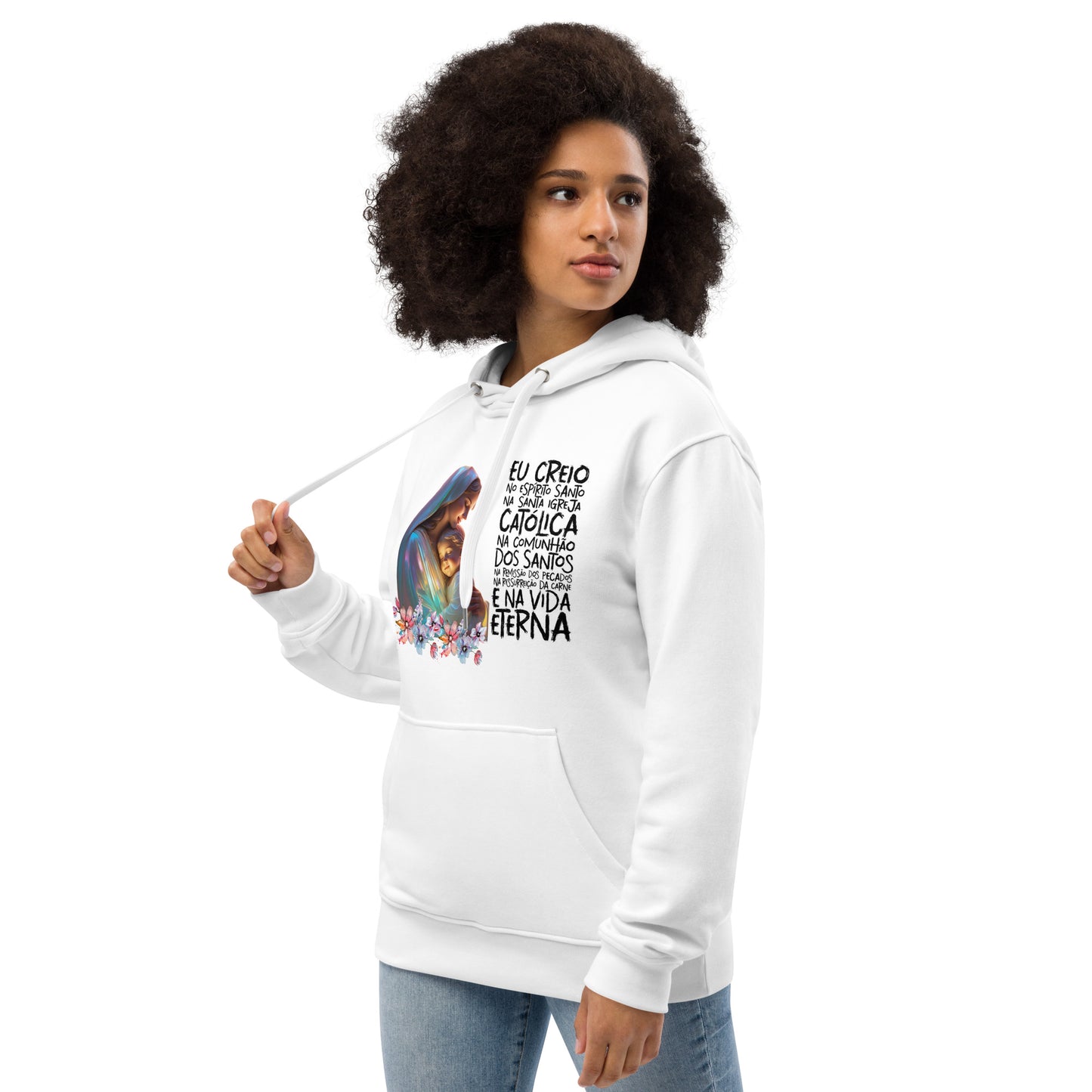 Adult T-shirt Holly Mary Premium eco hoodie